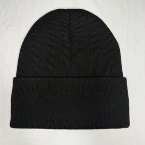 Black Satin Lined Beanie